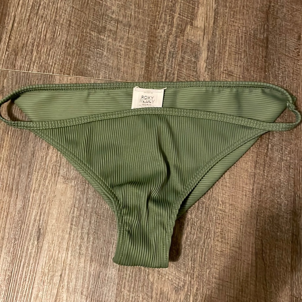 Green Roxy Bikini Bottoms